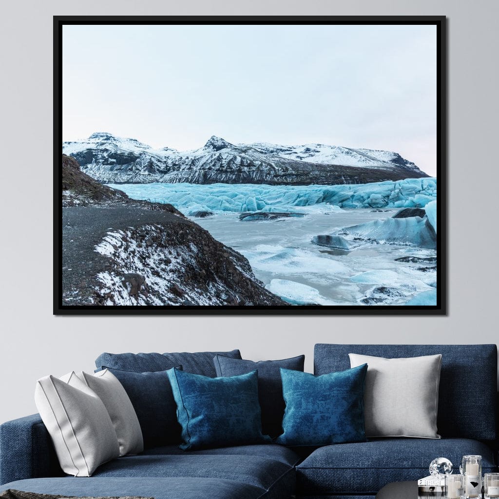 Svinafellsjokull Glacier Canvas Wall Art