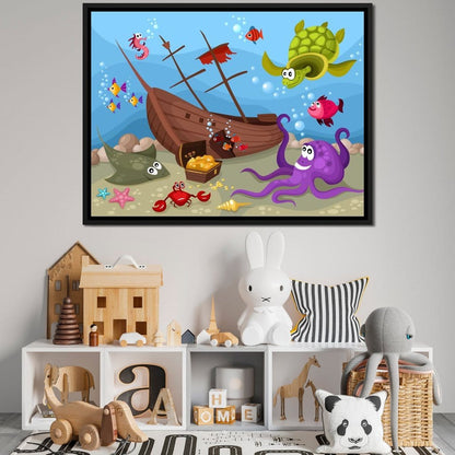 Sunken Treasure Canvas Wall Art