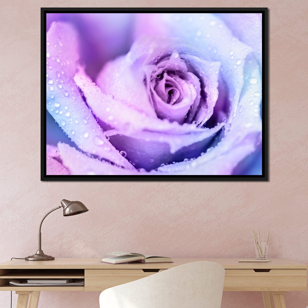 Winter Rose Canvas Wall Art