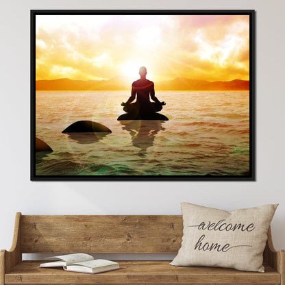 Meditation Master Canvas Wall Art