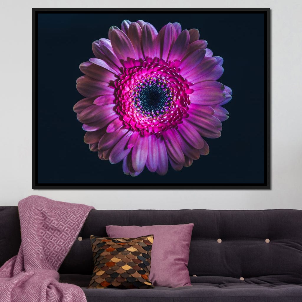 Purple Petals Canvas Wall Art
