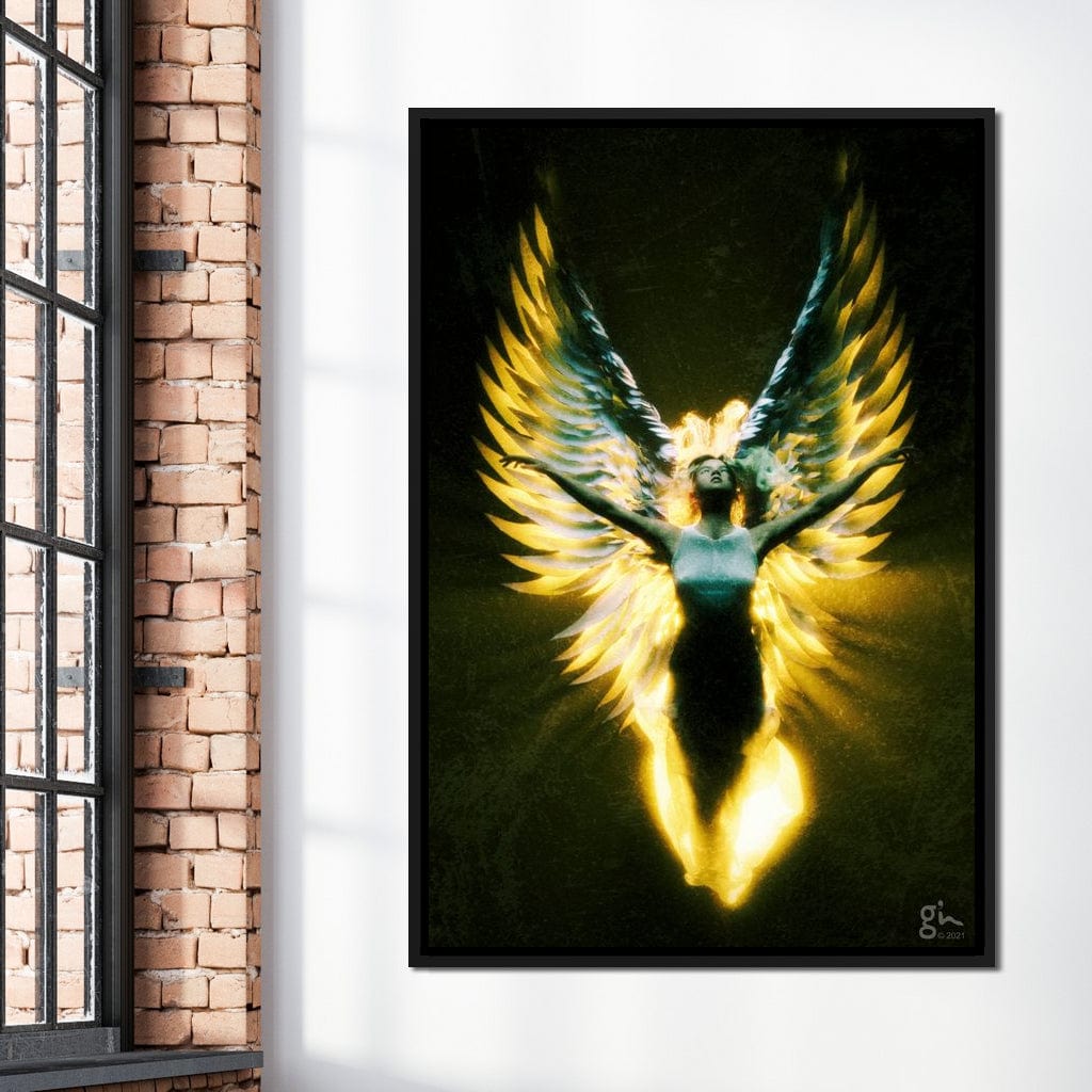 Angel Wings in Awe - G'n Art Canvas Wall Art