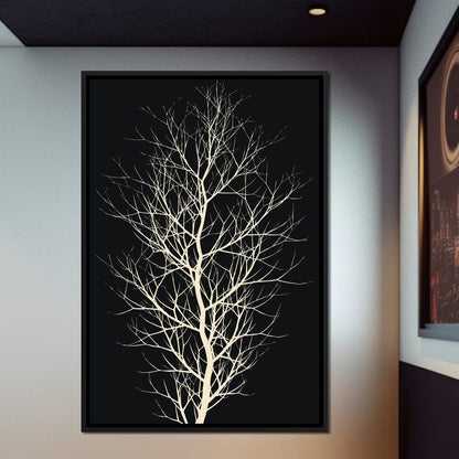 The Black Tree Canvas Wall Art