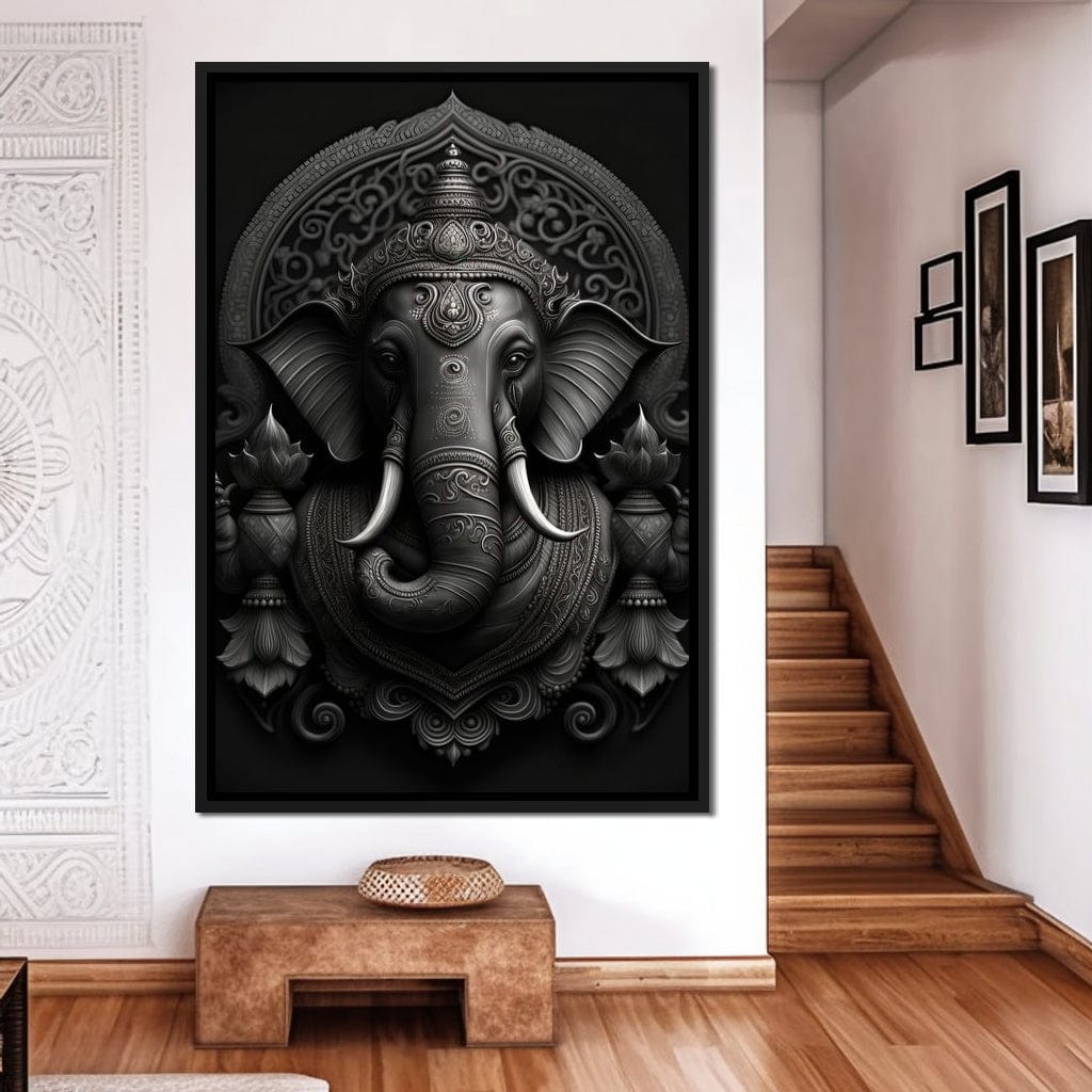 Ganesha's Might Canvas Wall Art