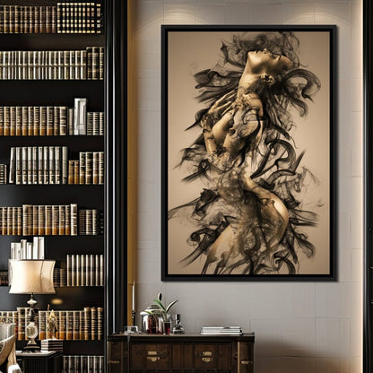 The Smoke Collection 01 Canvas Wall Art