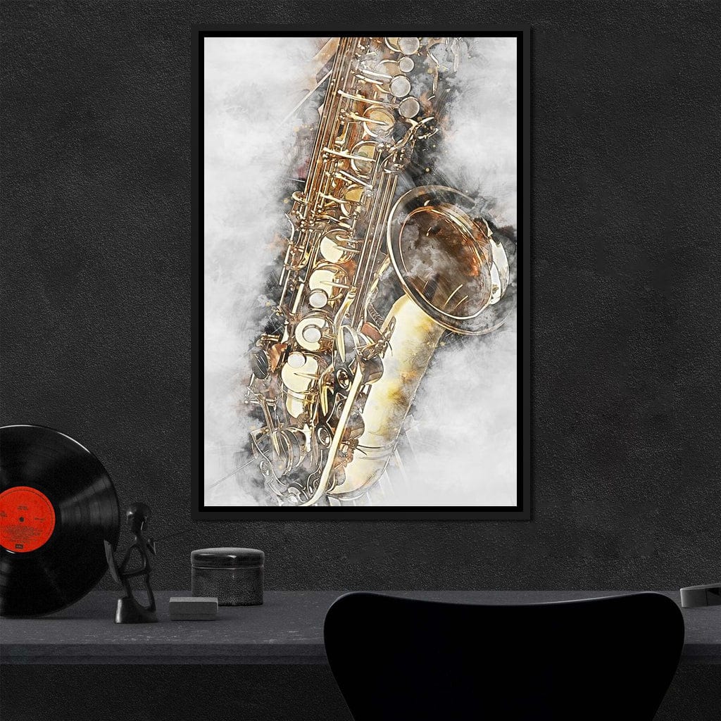 Saxophone - Mateo Canvas Wall Art