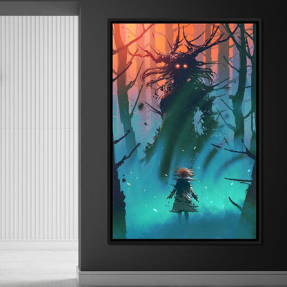 Witch in the Woods Canvas Wall Art