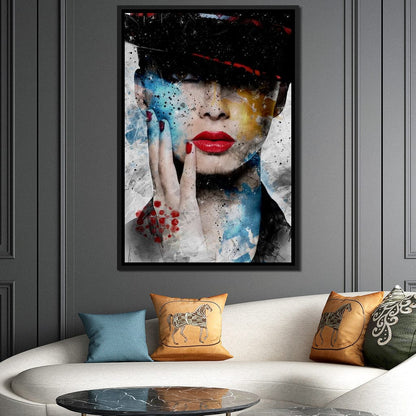 Fashion Portrait Canvas Wall Art