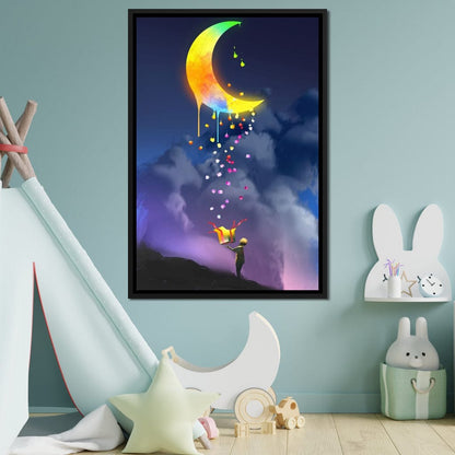 Moon Gift Canvas Wall Art
