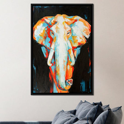 Elephant v2 Canvas Wall Art