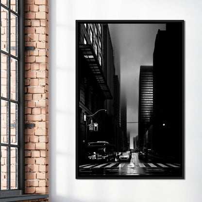 Downtown Toronto Fogfest no35 Canvas Wall Art