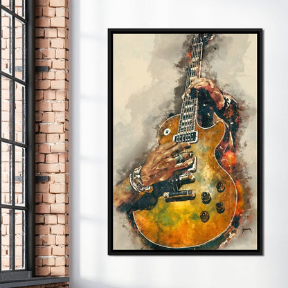 Slash's Electric Guitar Canvas Wall Art