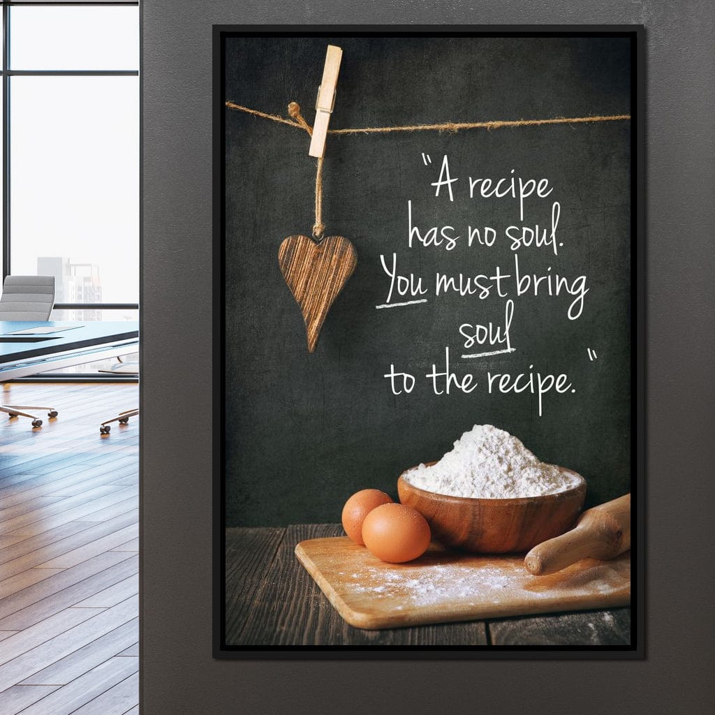 Kitchen Quote Canvas Wall Art