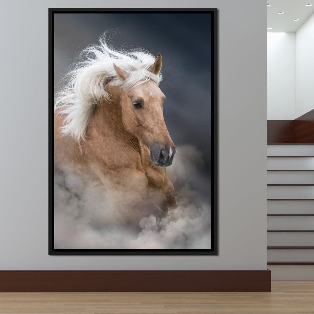 Palomino Horse Canvas Wall Art