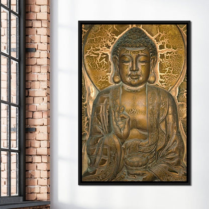 Buddhist Mural Canvas Wall Art