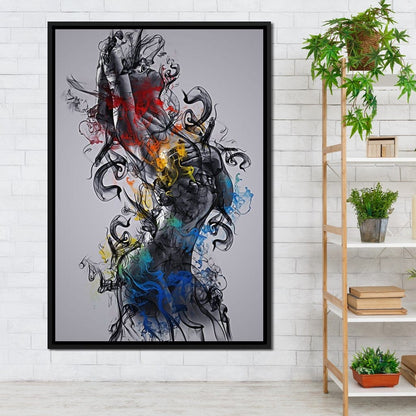 The Smoke Collection 02 Canvas Wall Art