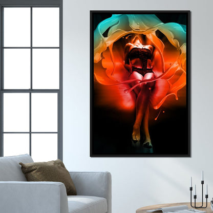 Color of Seduction Canvas Wall Art