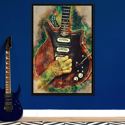 Brian May's Guitar Canvas Wall Art