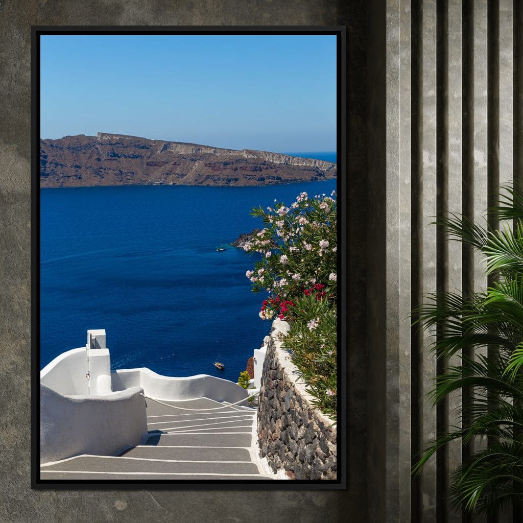 Santorini Canvas Wall Art