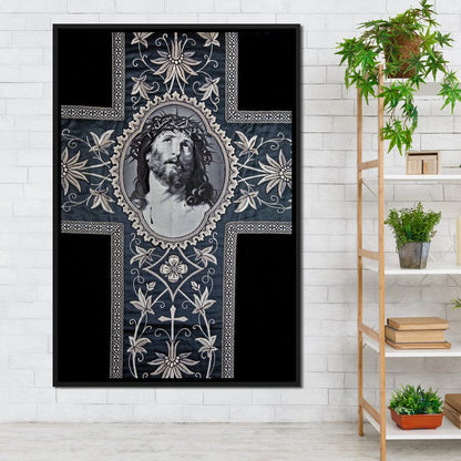 Jesus Christ Cross Canvas Wall Art