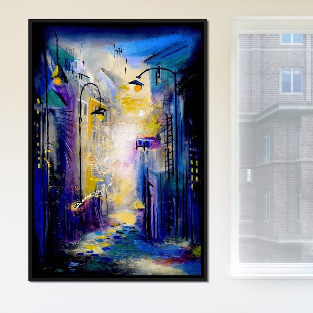 Dark Alley Canvas Wall Art