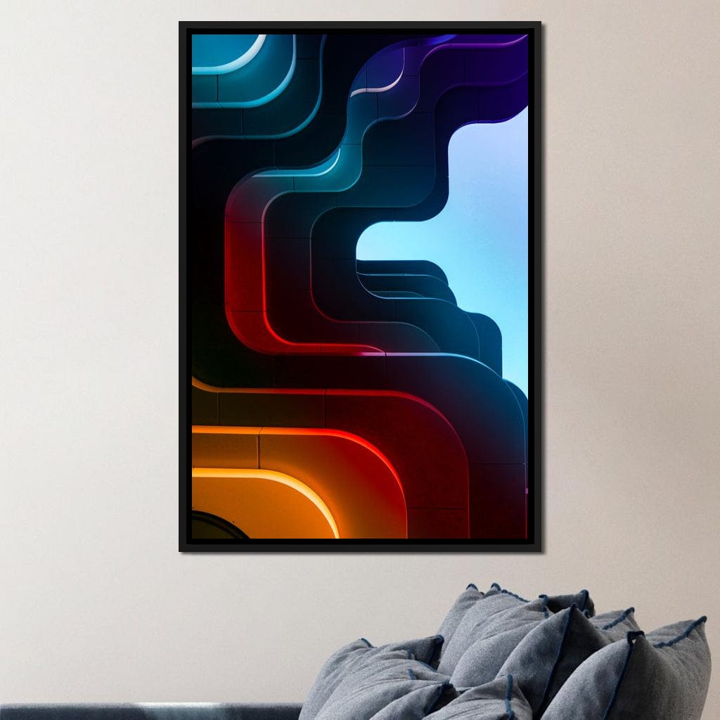 Abstract Architecture 01 Canvas Wall Art