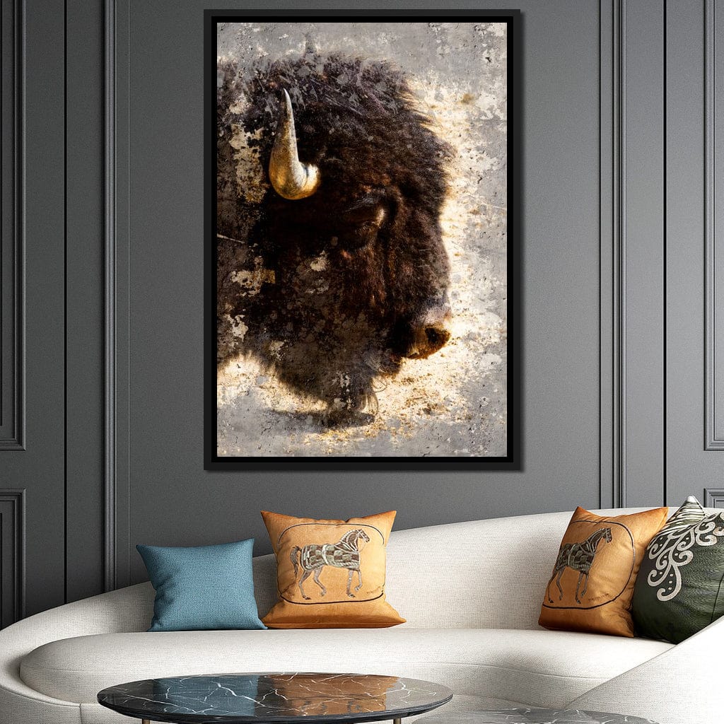 American Bison Canvas Wall Art