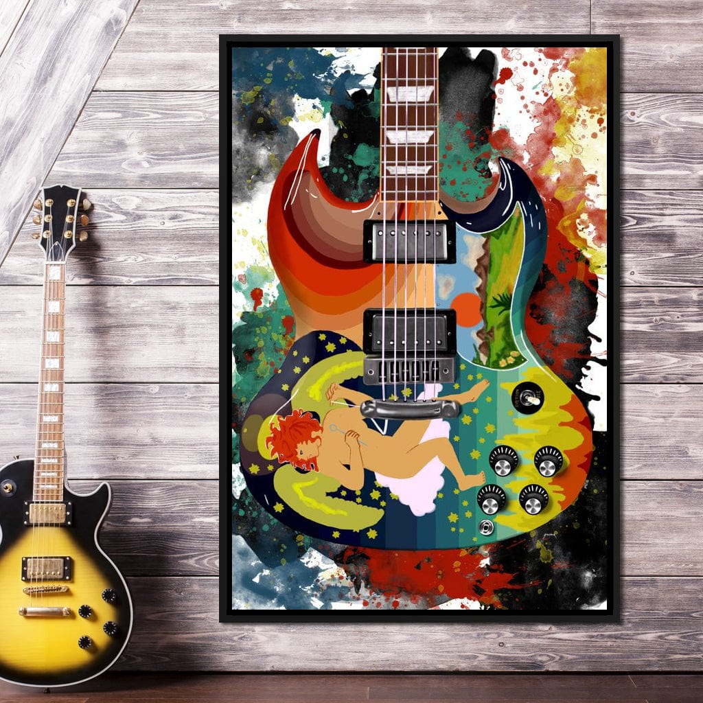 Eric Clapton's Solid Guitar Canvas Wall Art