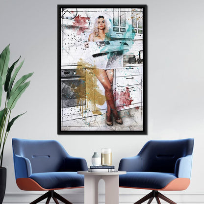 Morning News Canvas Wall Art