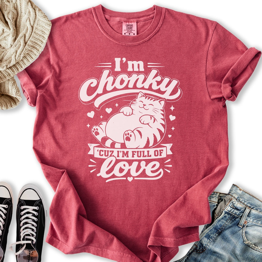 Love Chonky Cat Relaxed Tee