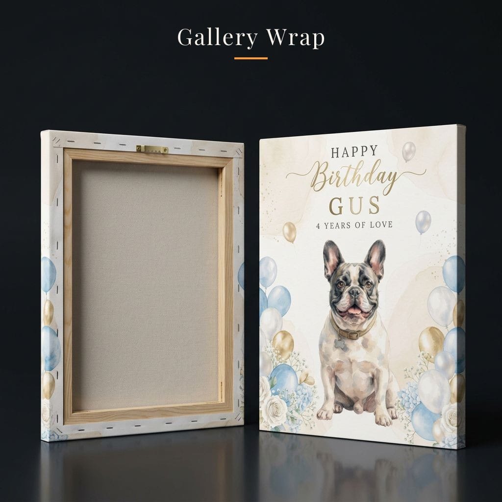 The Happy Birthday Pet Canvas Wall Art