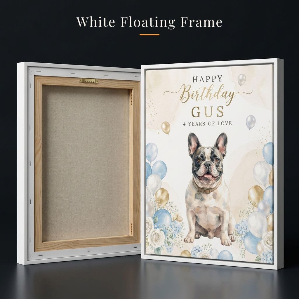 The Happy Birthday Pet Canvas Wall Art