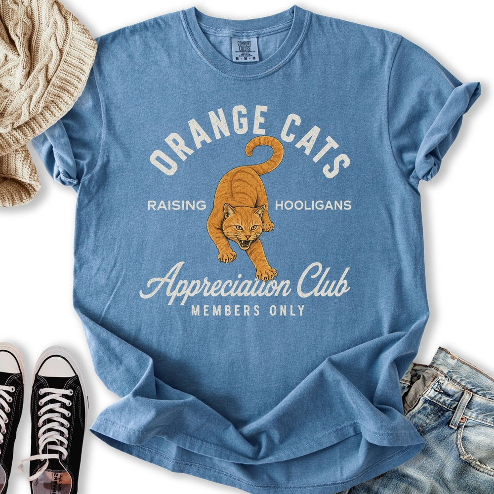 Orange Cats Appreciation Relaxed Tee