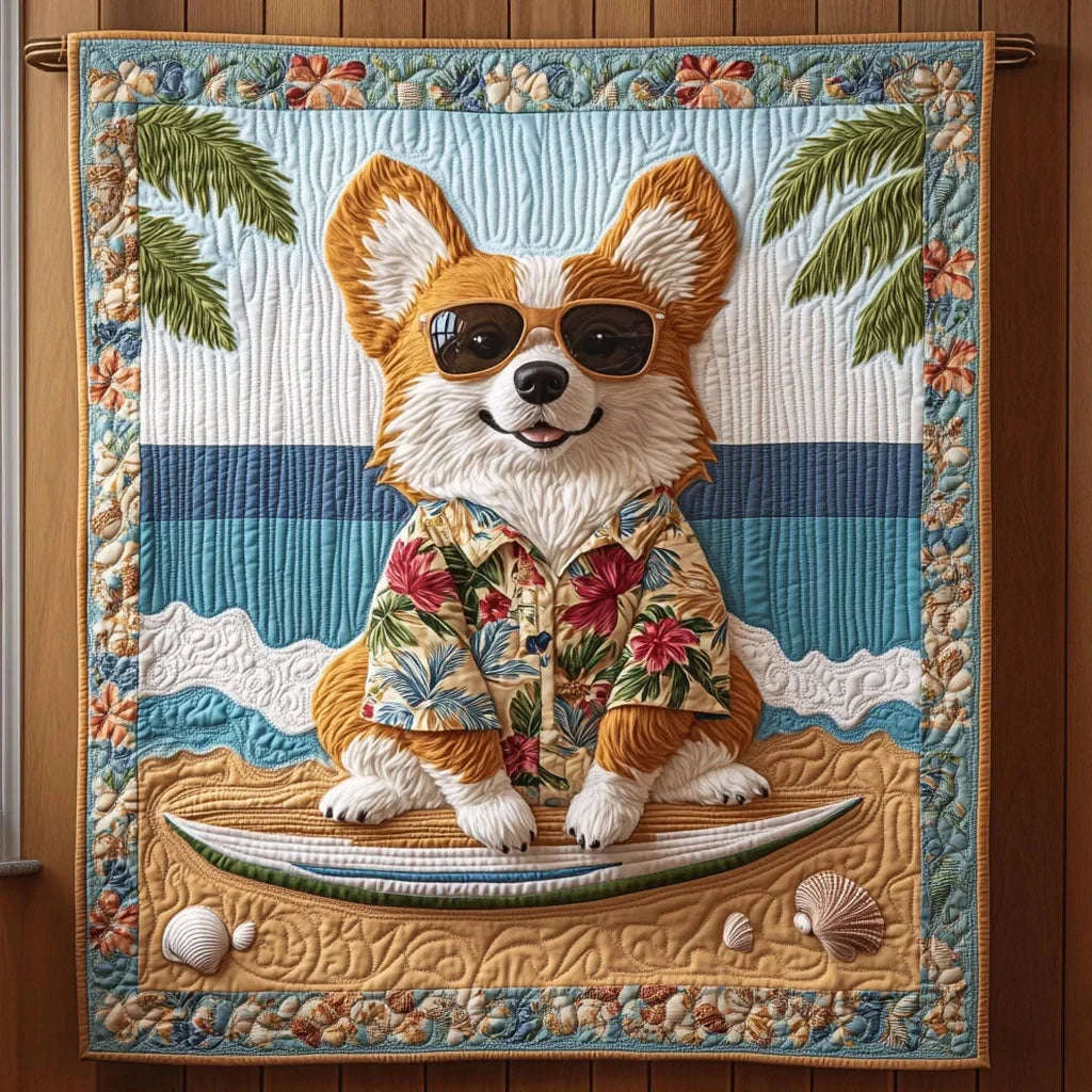 Beach Day Quilt Blanket
