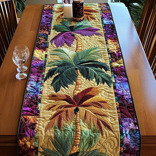 Beach Garden Quilted Table Runner