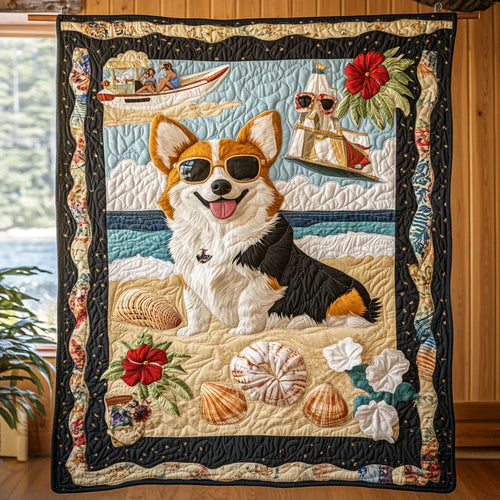 Beach Time Quilt Blanket