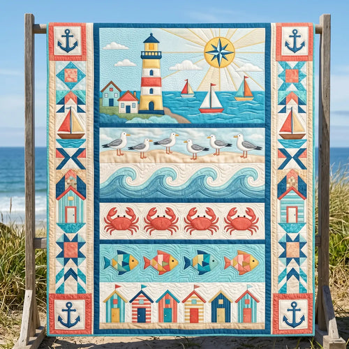 Beach Vibe Quilt Blanket