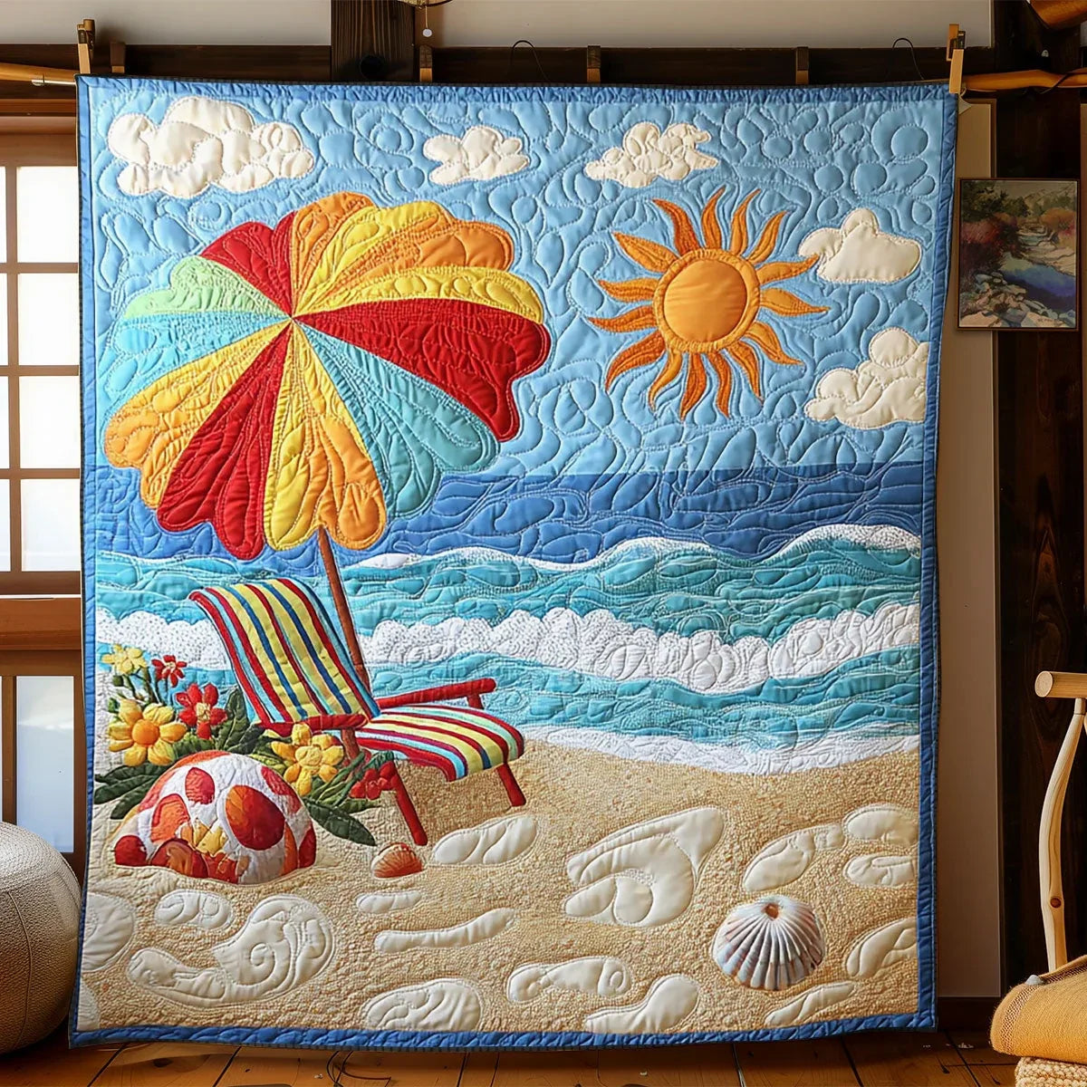Beach Quilt Blanket