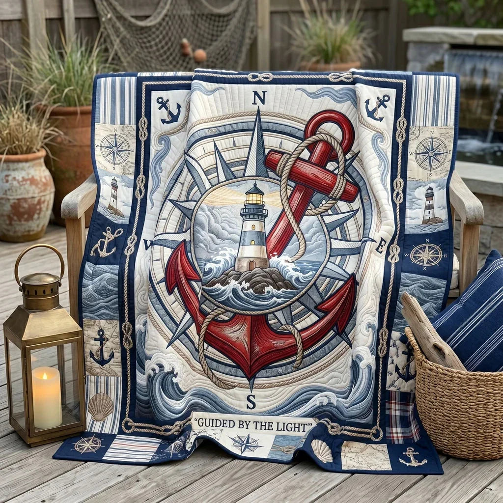 Beacon Of The Tides Quilt Blanket