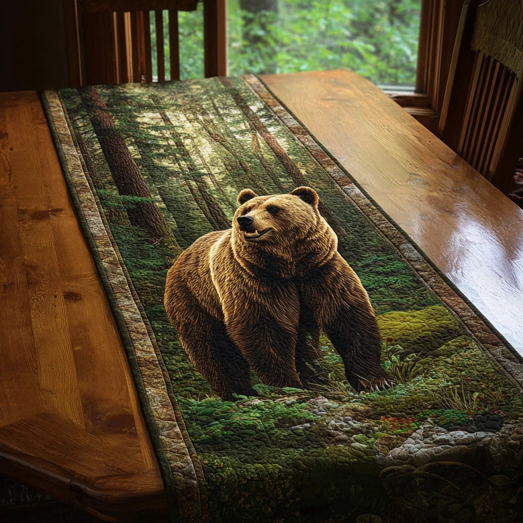 Bear Haven Quilted Table Runner