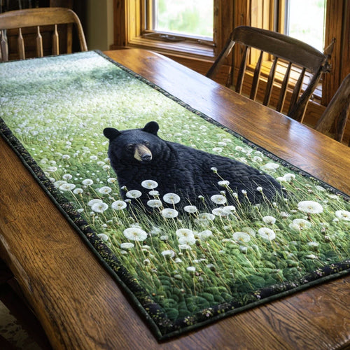 Bear Horizon Quilted Table Runner