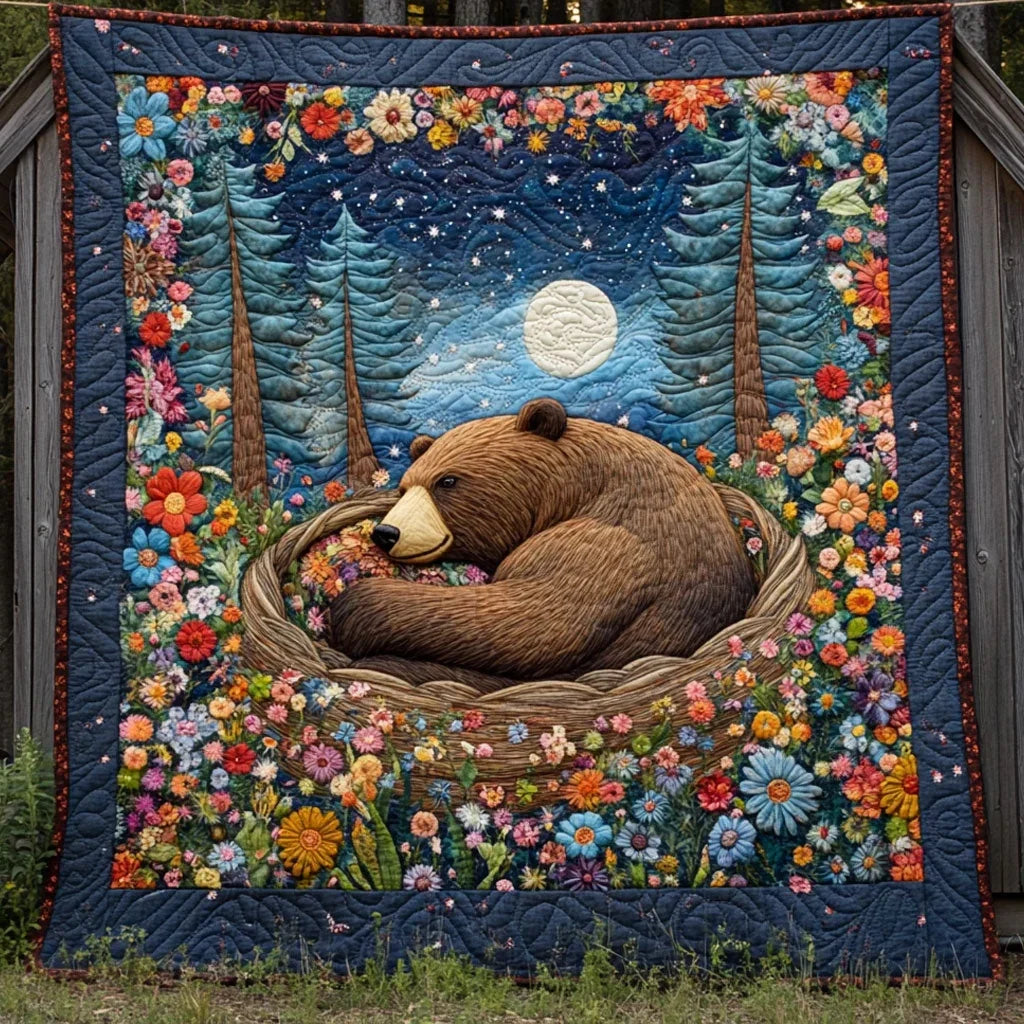Bear Nest Quilt Blanket