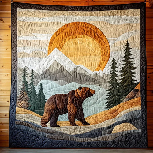 Bear Walking Quilt Blanket