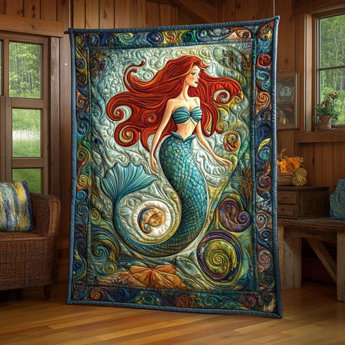 Beautiful Mermaid Quilt Blanket