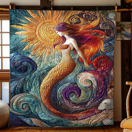 Beautiful Mermaid Quilt Blanket