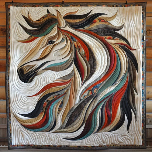 Beauty Long Mane Quilt Blanket