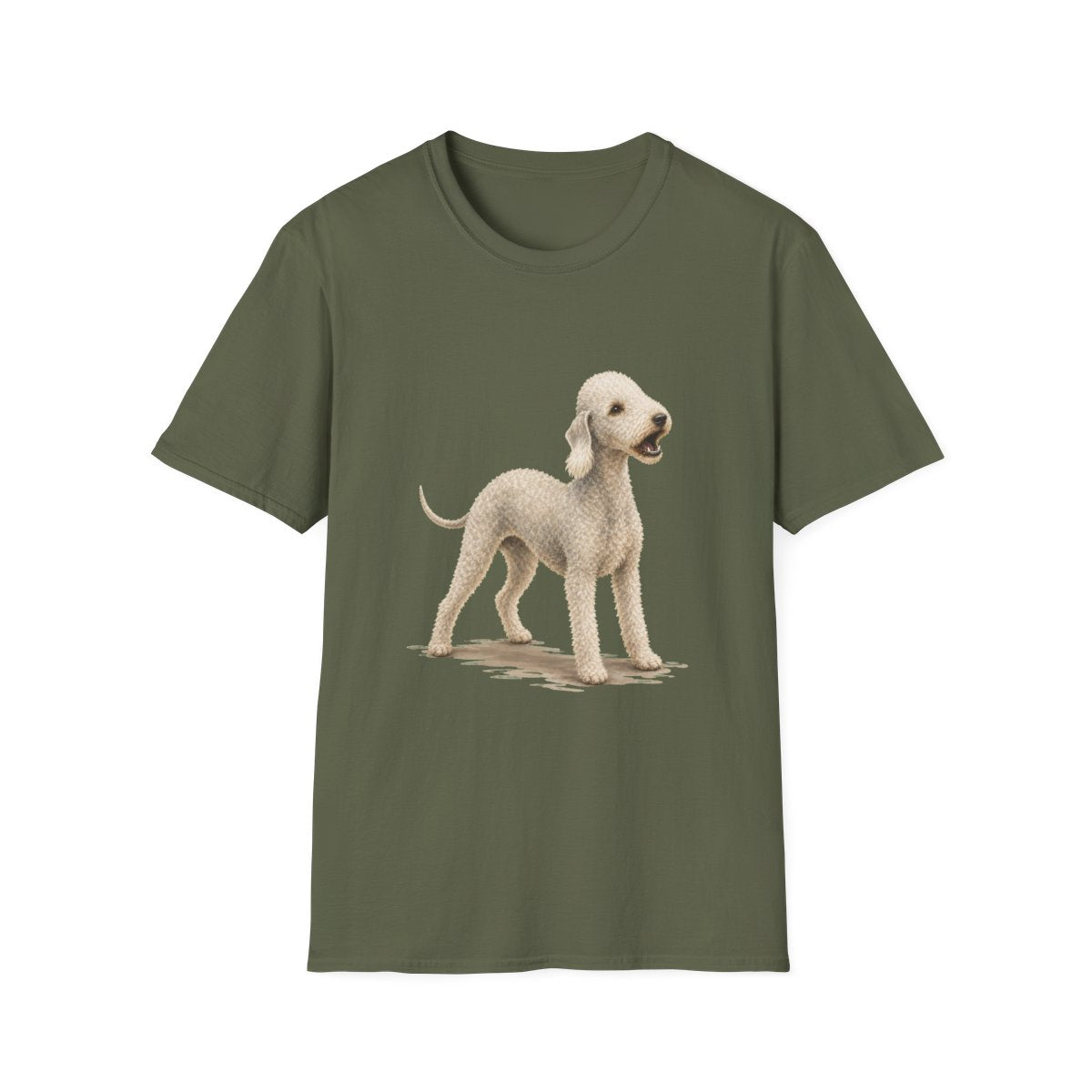 Bedlington Terrier Head Of Security Tee