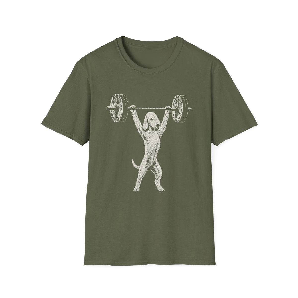 Bedlington Terrier Powerlifting Tee