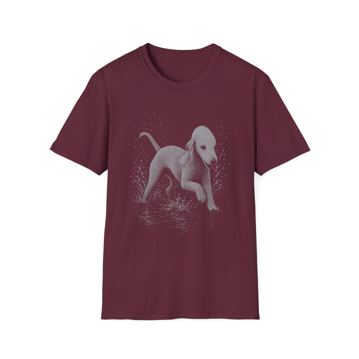 Bedlington Terrier Water Run Tee