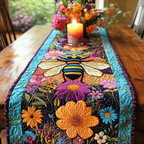 Bee Spirit Quilted Table Runner